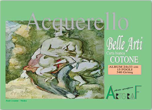 BLOCCO ACQUERELLO 24X33 GR. 340 FG 15